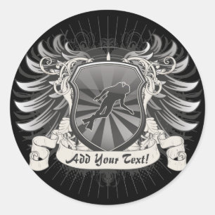 Heraldry Duiken Ronde Sticker