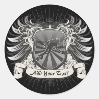 Heraldry Duiken Ronde Sticker