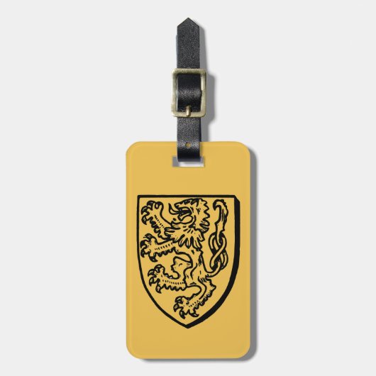 Heraldry: Lion Bagagelabel (Voorkant verticaal)