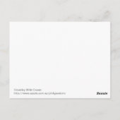 Heraldry met kroon briefkaart (Achterkant)