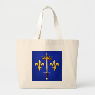 Heraldry van Joan of Arc Jeanne d'Arc Grote Tote Bag