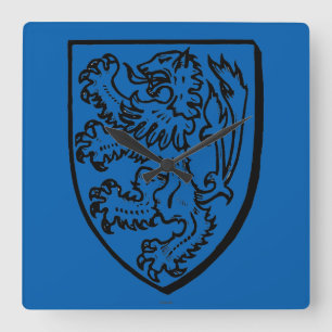 Heraldry Vierkante Klok