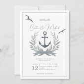 Héraut d'ancre nautique faire-part de mariage (Devant)