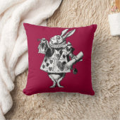 Héraut de lapin Alice victorienne dans le coussin (Couverture)