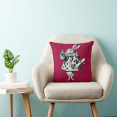 Héraut de lapin Alice victorienne dans le coussin (Chaise)