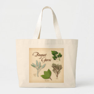 Herb Bouquet Canvas tas