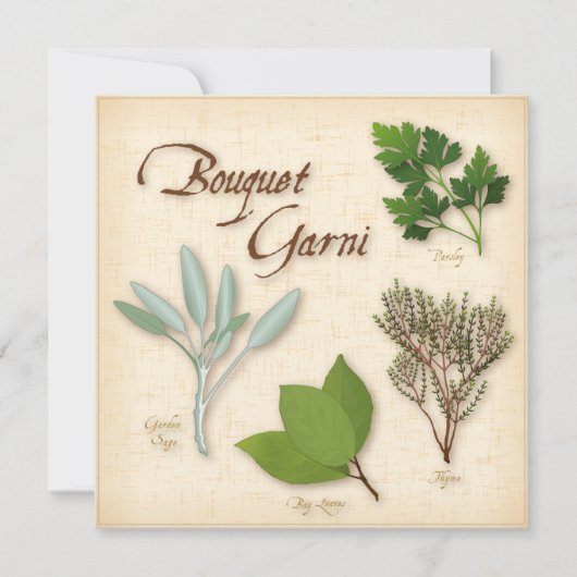 Herb Bouquet Card (Voorkant)