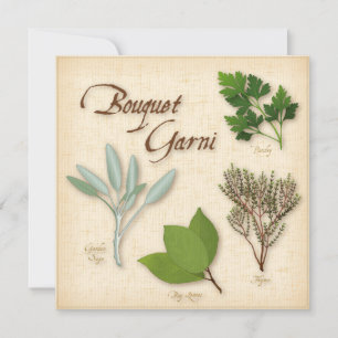 Herb Bouquet Card