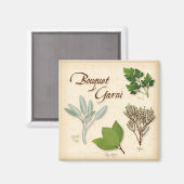 Herb Bouquet Magnet Magneet (Voorkant / Achterkant)