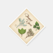 Herb Bouquet Napkins Servet (Hoek)