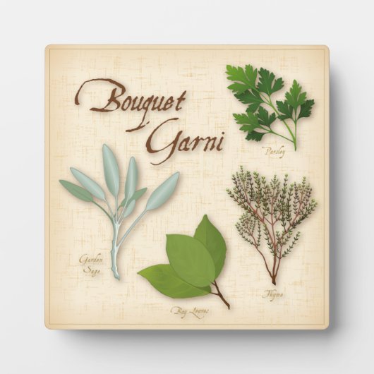 Herb Bouquet Plaque (Devant)