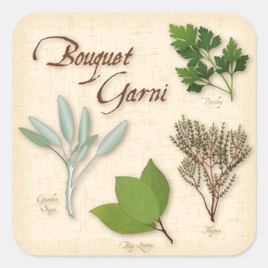 Herb Bouquet Stickers (Voorkant)