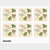 Herb Bouquet Stickers (Vel)
