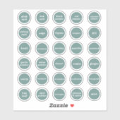 Herb- en specerijlabels sticker (Vel)