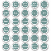 Herb- en specerijlabels sticker (Voorkant)