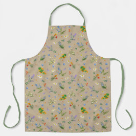 Herb garden apron schort
