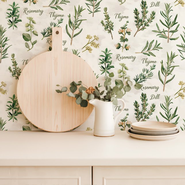 Herb Garden Keuken Behang (Creator heeft geüpload)