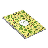 Herb Garden Kitchen Culinaire Herb Pattern Notitieboek (Rechterzijde)