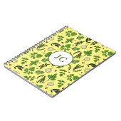 Herb Garden Kitchen Culinaire Herb Pattern Notitieboek (Linkerzijde)