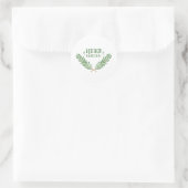 Herb Garden Ronde Sticker (Tas)