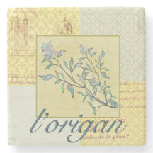 Herb Oregano Stone Onderzetter