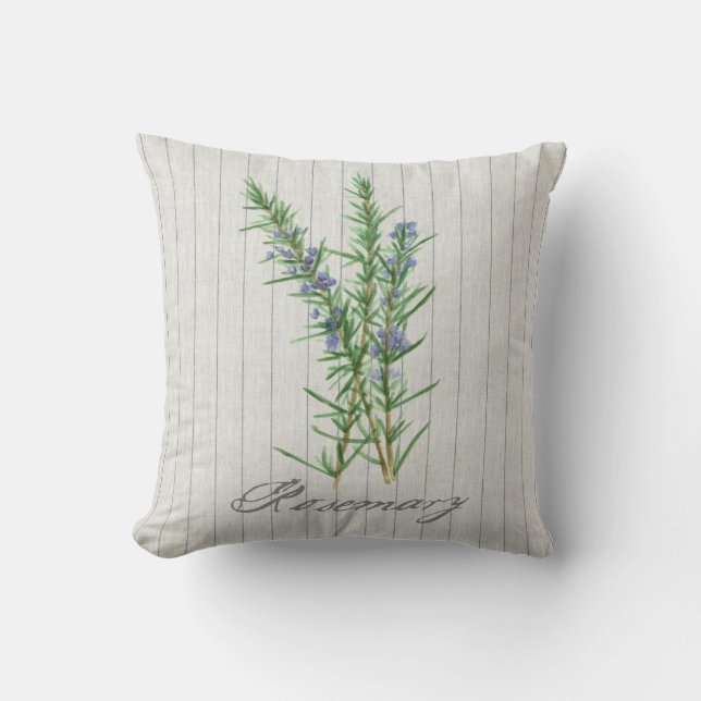 Herb Pillow - Rosemary Kussen (Voorkant)