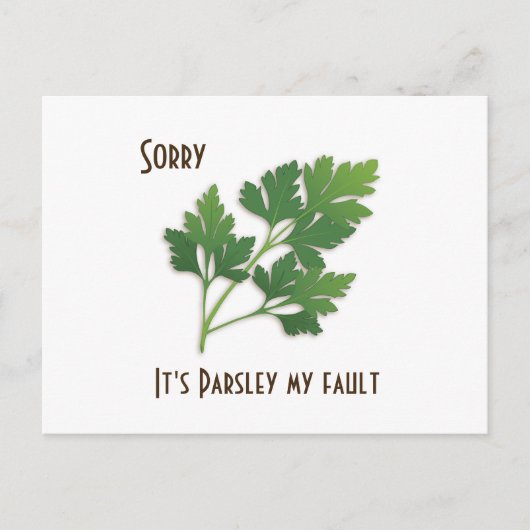 Herb Pun, sorry dat het mijn Briefkaart is. (Voorkant)