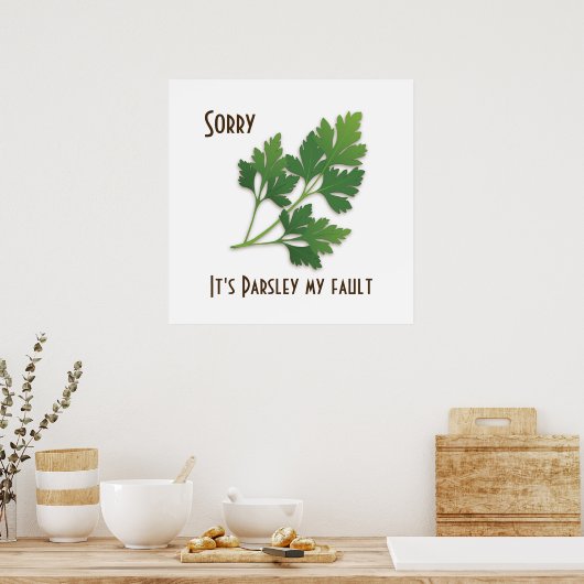 Herb Pun, sorry dat het mijn Poster is. (Keuken)