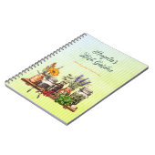 Herbal Jars Growers Personalized Garden Journal (Côté gauche)