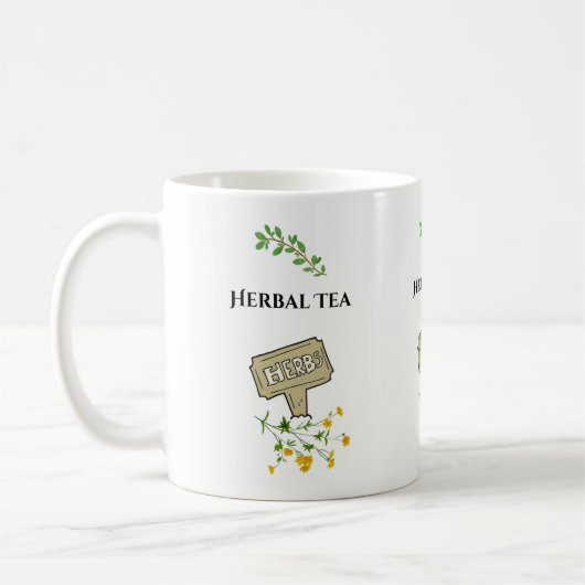 "Herbal Tea" koffie/thee mok (Links)