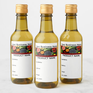 Herbal Tonic Label Wijn Etiket