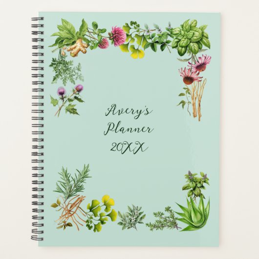 Herbalist Custom Planner (Devant)
