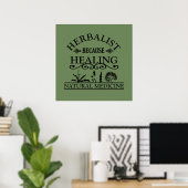 herbalist omdat genezing poster (Thuiskantoor)