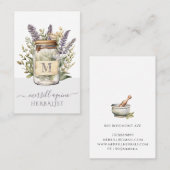 Herbalist Waterverf Kruiden Visitekaartje (Voorkant / Achterkant)