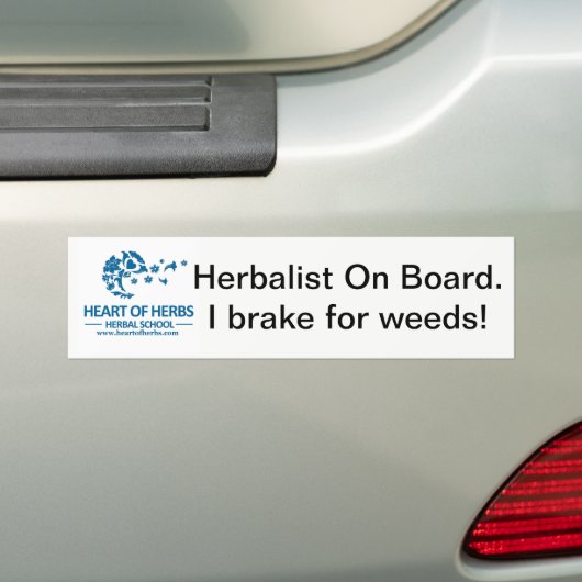 Herbalistische Bumpersticker (Op auto)
