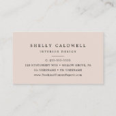 Herbe Boho Pampas | Carte de visite de pêche (Dos)