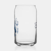 Herbe d'art de style Delft bleu et blanc avec fleu (Gauche)