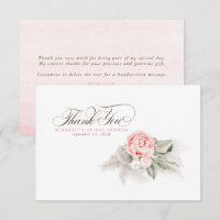 Herbe des Pampas Élégante Fleur Rose Merci