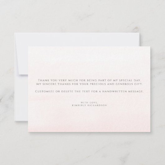 Herbe des Pampas Fleurs Roses Petit Merci (Dos)