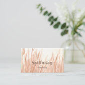 Herbe des Pampas Photo | Carte de Visite QR Code (Debout devant)