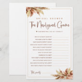 Herbe des Pampas Sèches | Carte The Newlywed Game (Devant / Derrière)