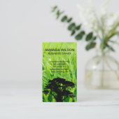 Herbe | Paysage | Carte de visite Gardener (Debout devant)
