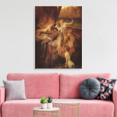 Herbert Draper - De klaagzang voor Icarus Canvas Afdruk (Insitu (Woonkamer))