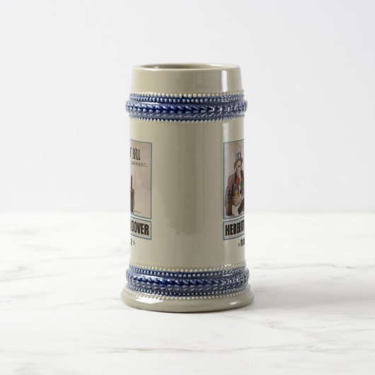 Herbert Hoover 1932 Campaign Stein Bierpul (Center)