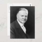 Herbert Hoover Briefkaart (Voorkant / Achterkant)