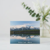 Herbert Lake, Alberta, Canada briefkaart (Staand voorkant)
