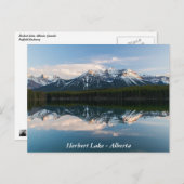 Herbert Lake, Alberta, Canada briefkaart (Voorkant / Achterkant)