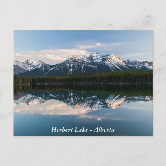 Herbert Lake, Alberta, Canada briefkaart (Voorkant)