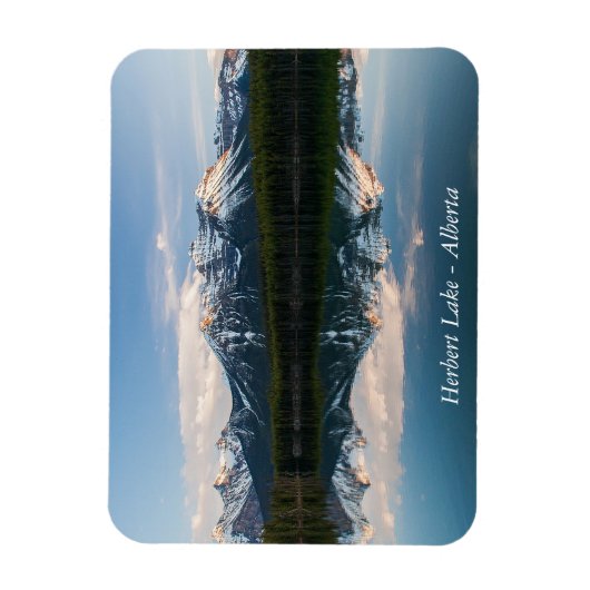 Herbert Lake, Alberta, Canada magneet (Verticaal)