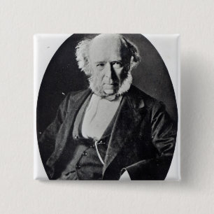 Herbert Spencer Vierkante Button 5,1 Cm